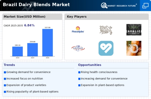 Brazil Dairy Blends Market Infographic