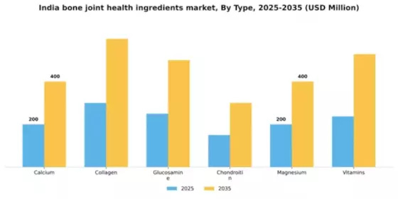 India Bone Joint Health Ingredients Market Segment Image 1
