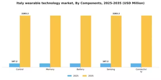 Italy Wearable Technology Market Segment Image 1