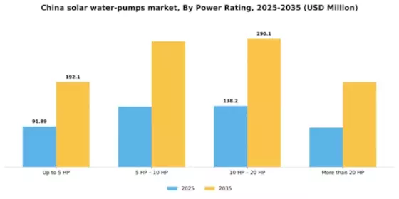 China Solar Water Pumps Market Segment Image 3