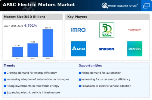 APAC Electric Motors Market Infographic