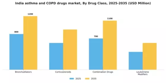 India Asthma COPD Drugs Market Segment Image 1