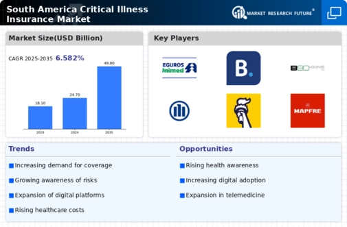 South America Critical Illness Insurance Market Infographic