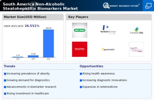 South America Non Alcoholic Steatohepatitis Biomarkers Market Infographic