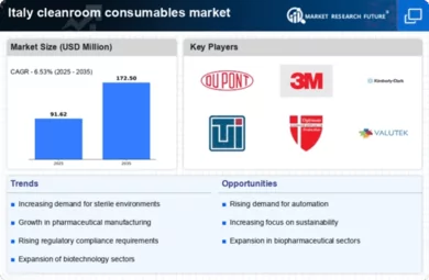 Italy Cleanroom Consumables Market Infographic