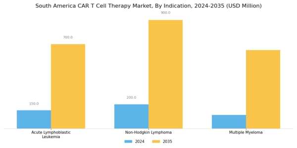 South America Car T Cell Therapy Market Segment Image 2