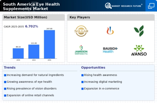 South America Eye Health Supplements Market Research Report-Forecast to 2035 Infographic