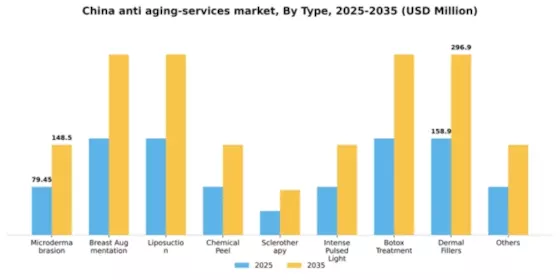 China Anti Aging Services Market Segment Image 1