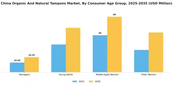 China Organic Natural Tampons Market Segment Image 1