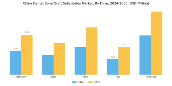 China Dental Bone Graft Substitutes Market Segment Image 2