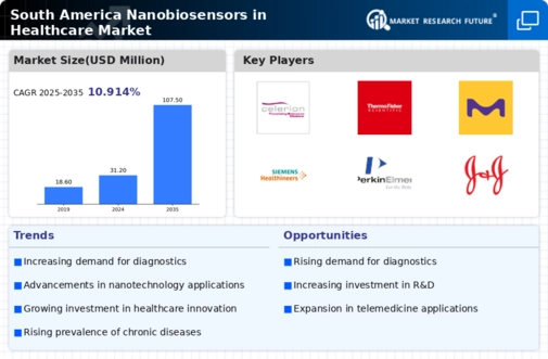 South America Nanobiosensors In Healthcare Market Infographic