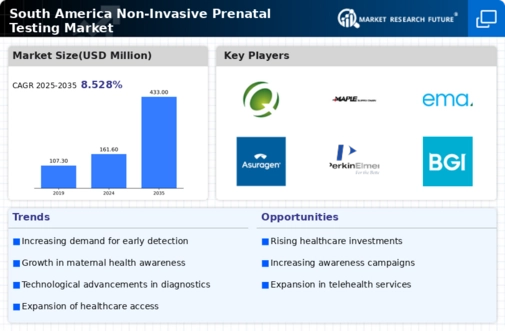 South America Non Invasive Prenatal Testing Market Infographic
