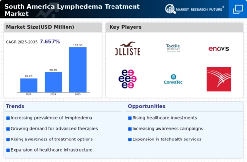 South America Lymphedema Treatment Market Infographic