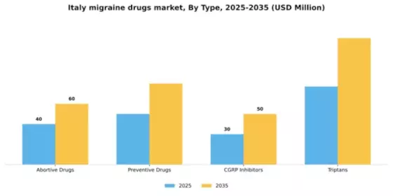 Italy Migraine Drugs Market Segment Image 3