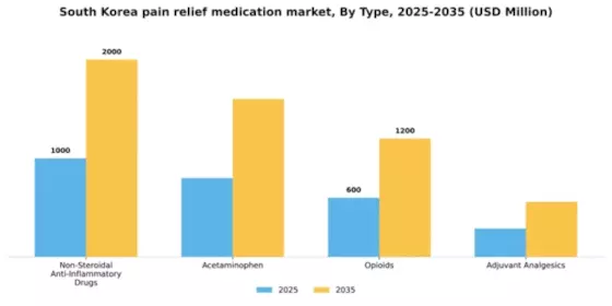 South Korea Pain Relief Medication Market Segment Image 3