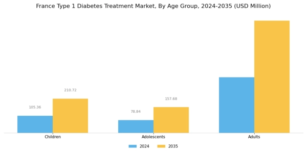 France Type 1 Diabetes Treatment Market Segment Image 3