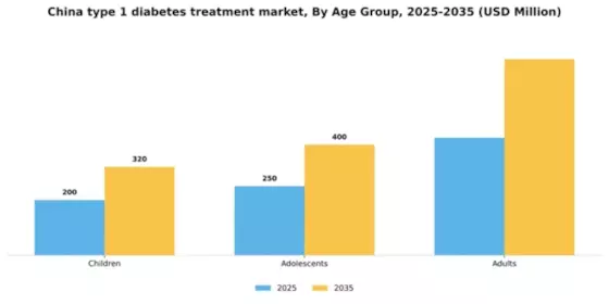 China Type 1 Diabetes Treatment Market Segment Image 0