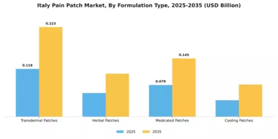 Italy Pain Patch Market Segment Image 3
