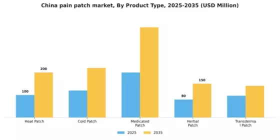 China Pain Patch Market Segment Image 3
