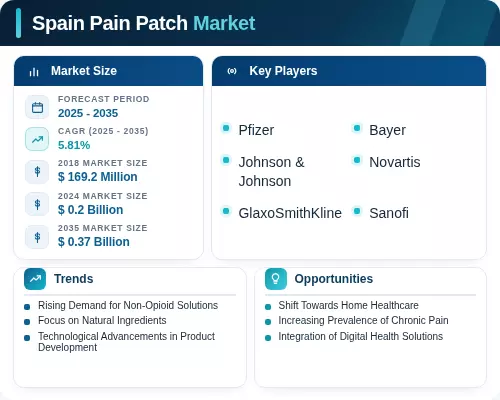 Spain Pain Patch Market Infographic