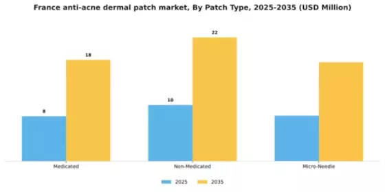 France Anti Acne Dermal Patch Market Segment Image 3