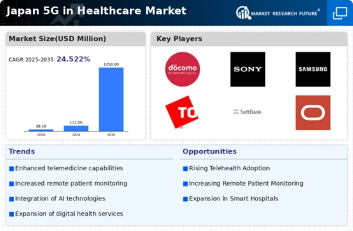 Japan 5G in Healthcare Market Infographic