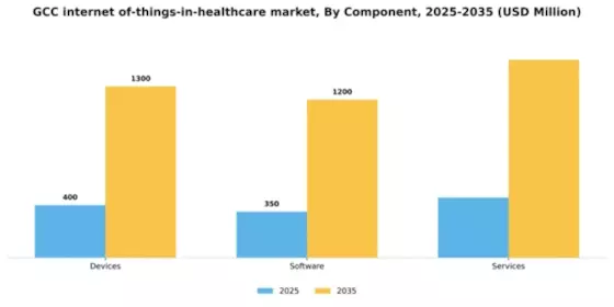 GCC Internet of Things in Healthcare Market Segment Image 1