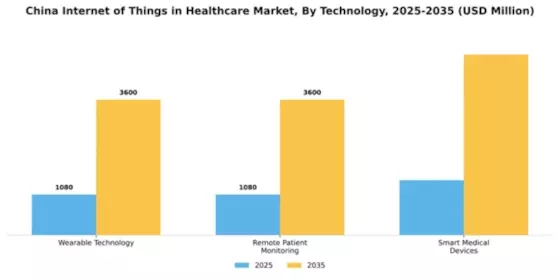 China Internet of Things in Healthcare Market Segment Image 3