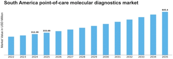 South America Point of Care Molecular Diagnostics Market Size