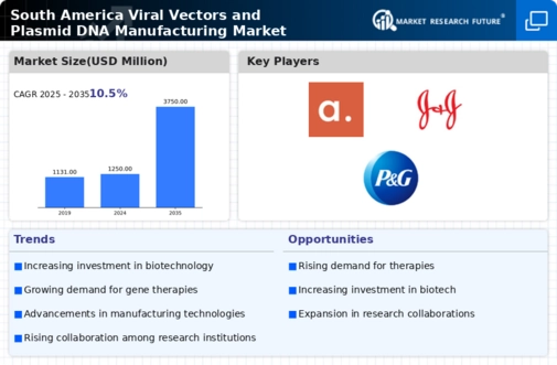 South America Viral Vectors Plasmid DNA Manufacturing Market Infographic