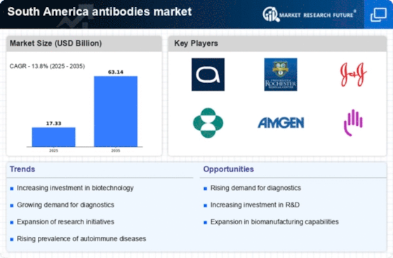 South America Antibodies Market Infographic