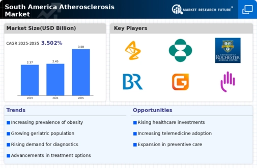 South America Atherosclerosis Market Infographic