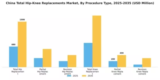 China Total Hip Knee Replacements Market Segment Image 2