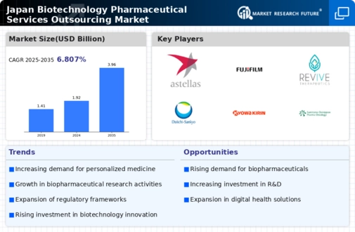 Japan Biotechnology Pharmaceutical Services Outsources Market Infographic