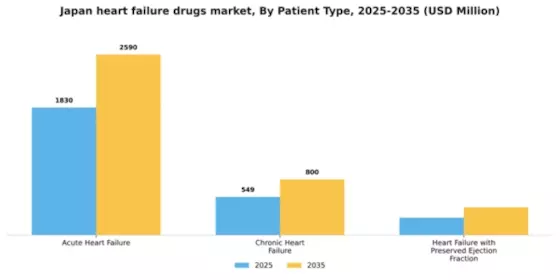 Japan Heart Failure Drugs Market Segment Image 3