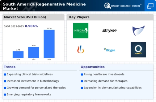 South America Regenerative Medicine Market Infographic