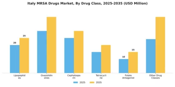 Italy MRSA Drugs Market Segment Image 1