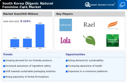 South Korea Organic Natural Feminine Care Market Infographic