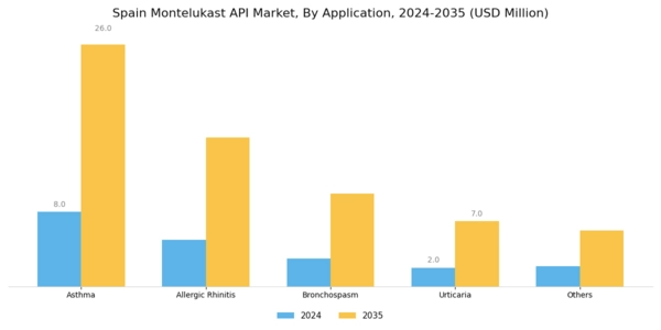 Spain Montelukast API Market Segment Image 0
