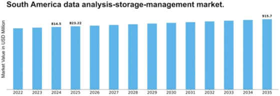South America Data Analysis Storage Management Market Size