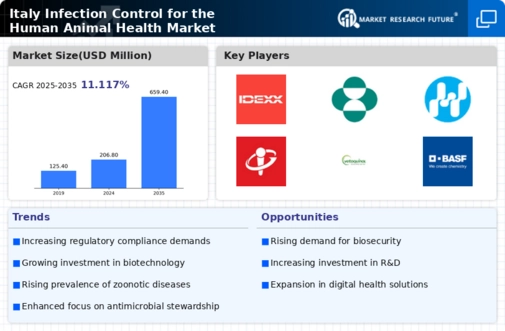 Italy Infection Control Human and Animal Health Market Infographic