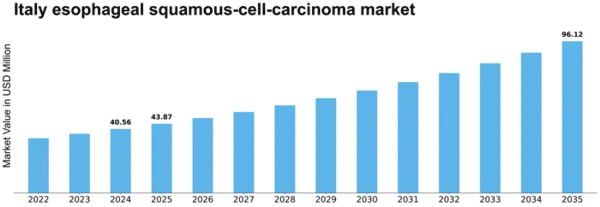 Italy Esophageal Squamous Cell Carcinoma Market Size