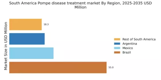 South America Pompe Disease Treatment Market Regional Image