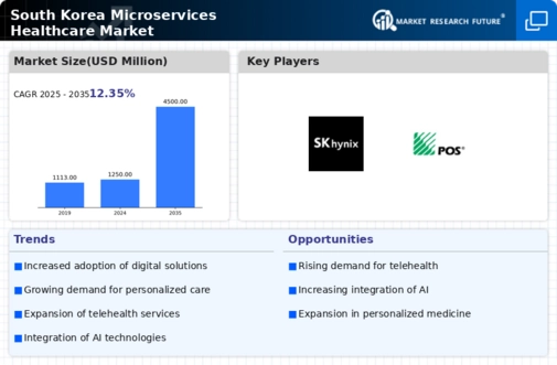 South Korea Microservices Healthcare Market Infographic