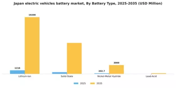 Japan Electric Vehicles Battery Market Segment Image 1