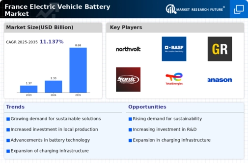 France Electric Vehicles Battery Market Infographic