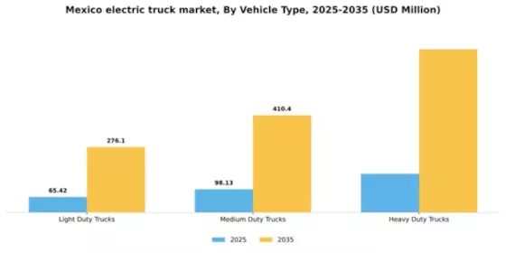 Mexico Electric Truck Market Segment Image 2