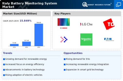 Italy Battery Monitoring System Market Infographic