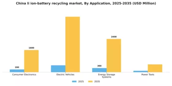 China Li Ion Battery Recycling Market Segment Image 0