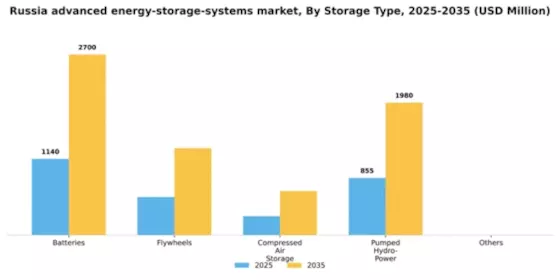 Russia Advanced Energy Storage Systems Market Segment Image 1
